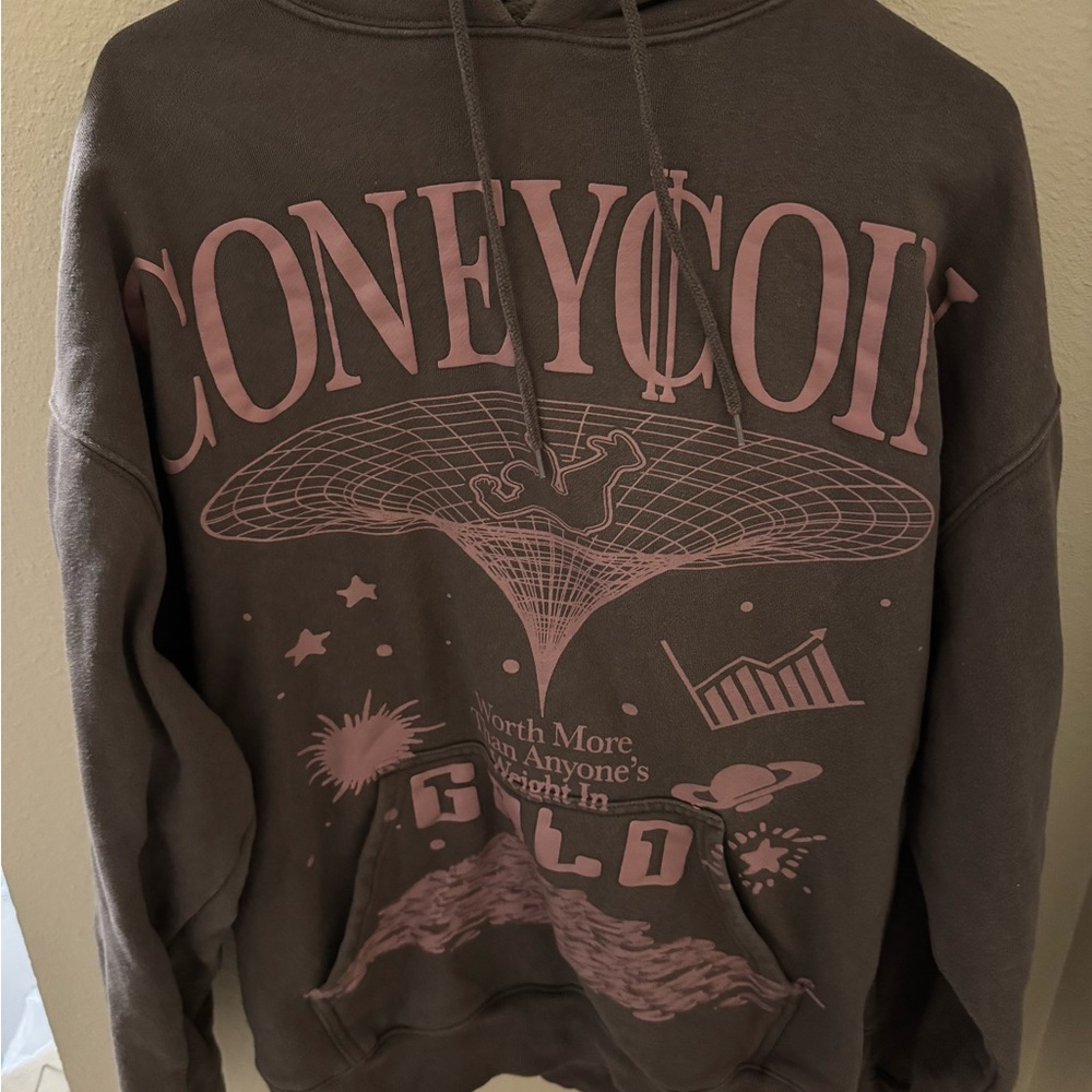 PacSun Brown Graphic Hoodie